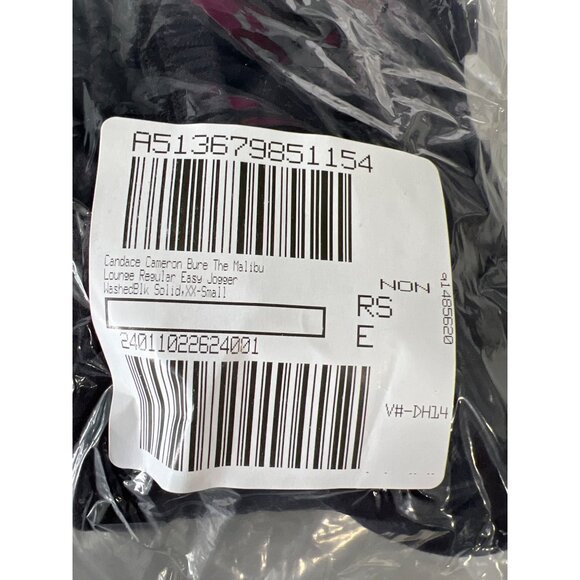 Candace Cameron Bure The Malibu Lounge Regular Jogger Black Grey Solid XXSmall - Picture 2 of 6